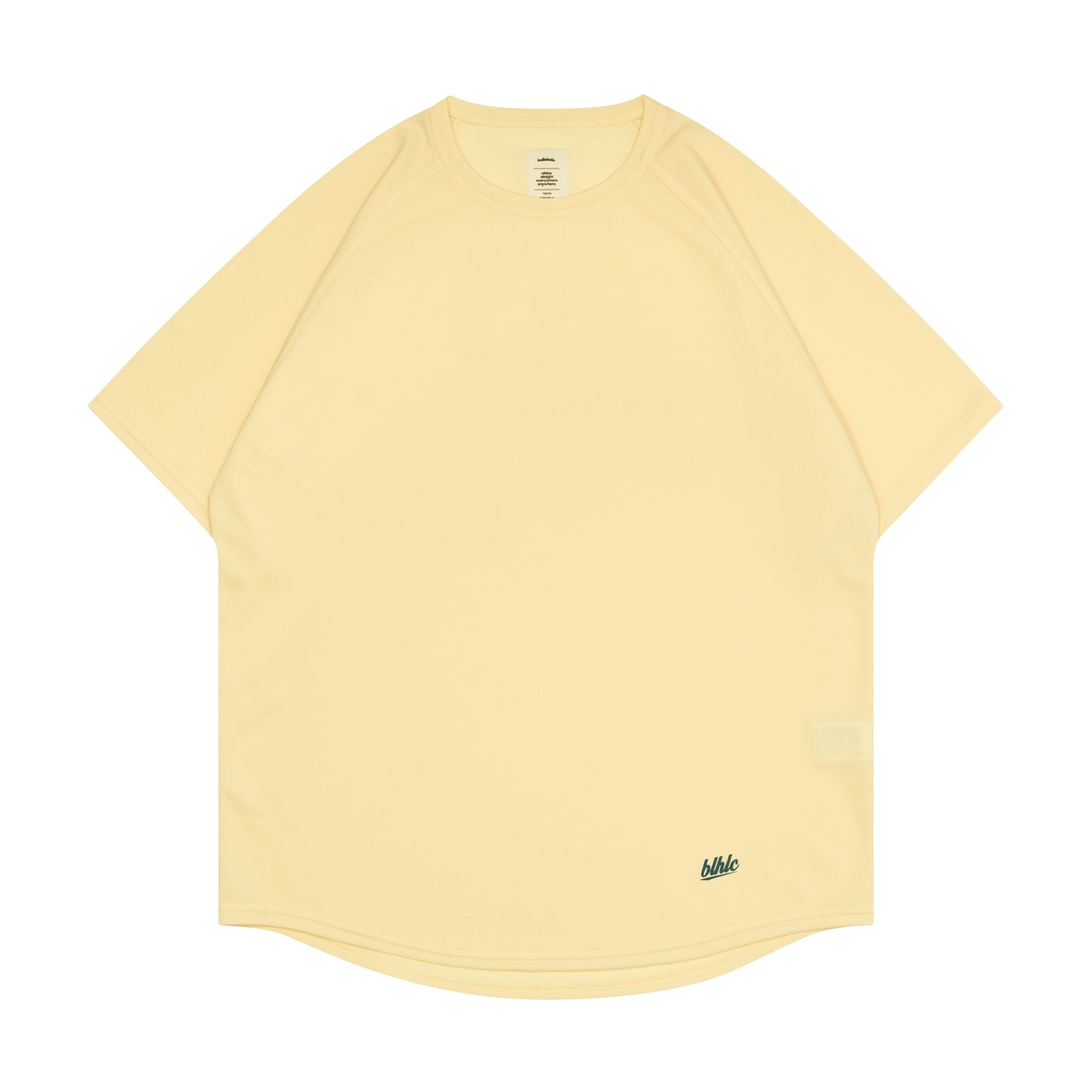 blhlc Back Print Cool Tee (lemon ice/antique green)