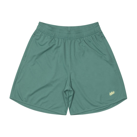 Basic Zip Shorts (pine green/ivory)