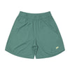 Basic Zip Shorts (pine green/ivory)