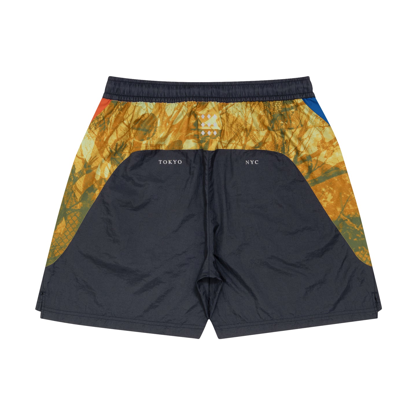 W Face Zip Shorts (navy nights)