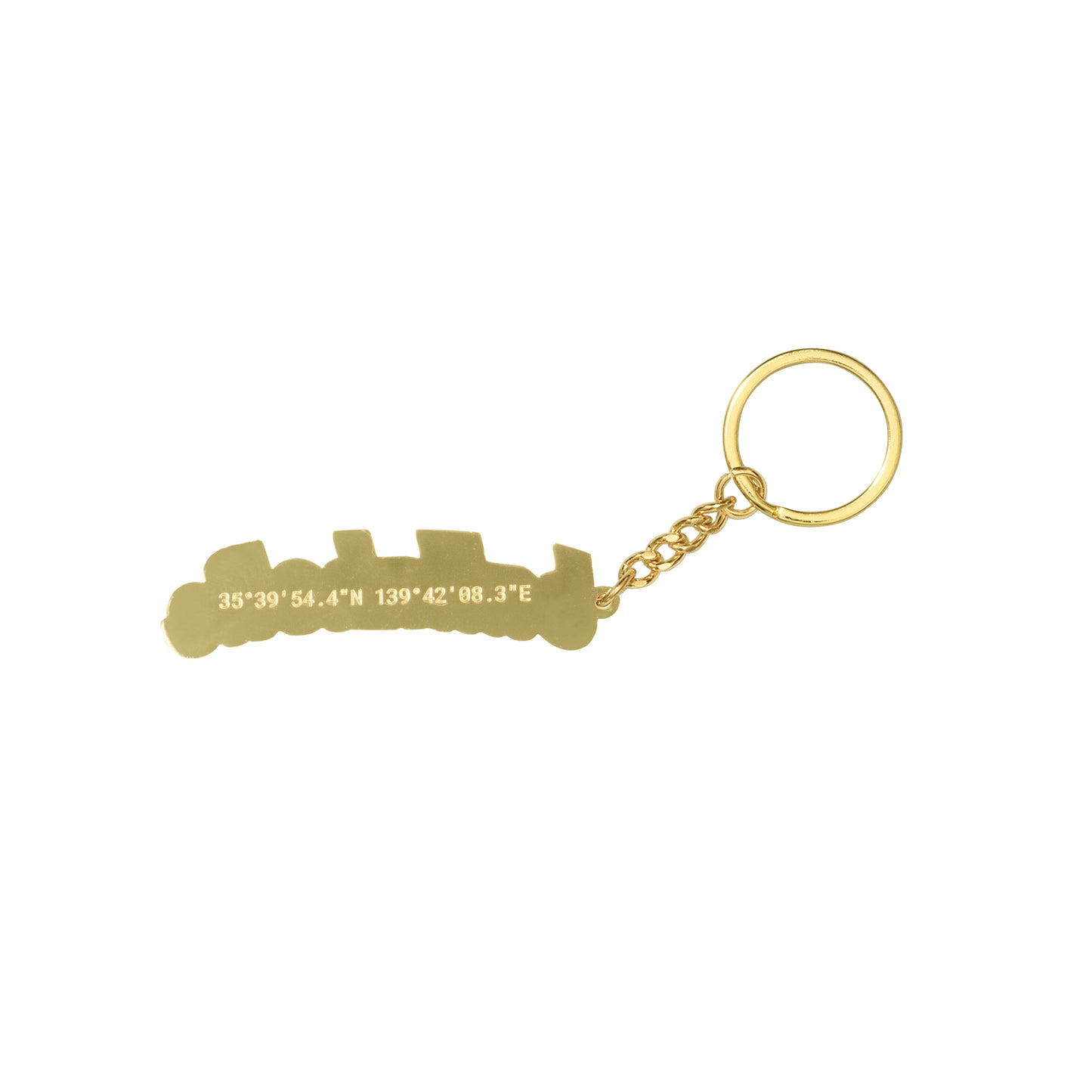 Logo Keychain (gold/wine)