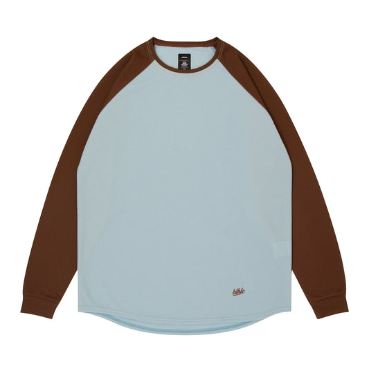 2 Tone blhlc Cool Long Tee (cloud blue/brown)