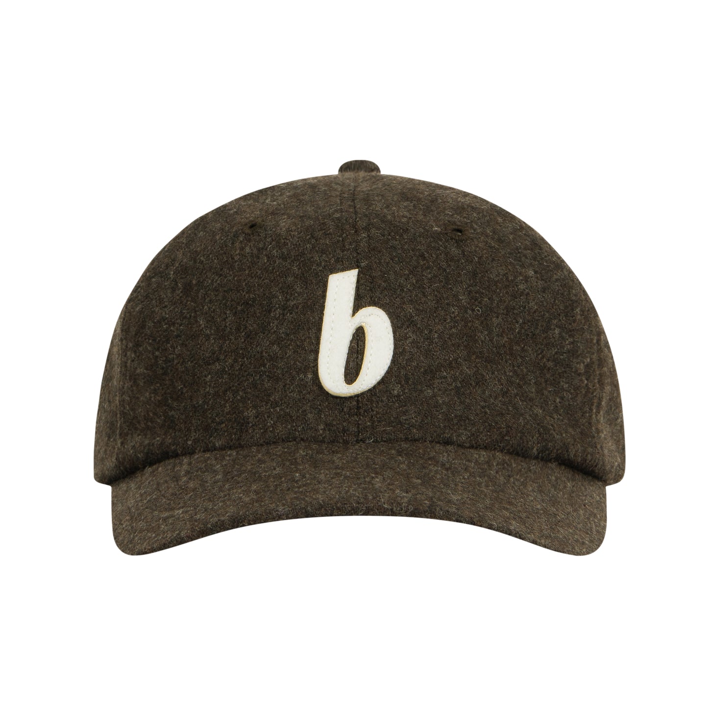 b 6P Wool Cap (dark chocolate)
