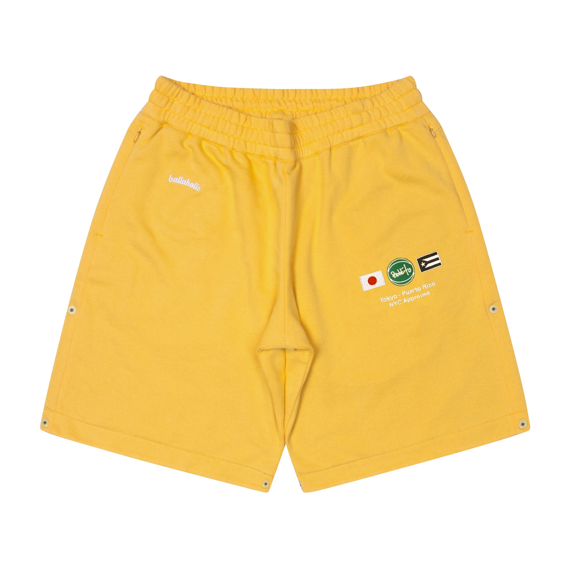 Bobbito x ballaholic 1990/2023 Hybrid Sweat Shorts (gold/navy)