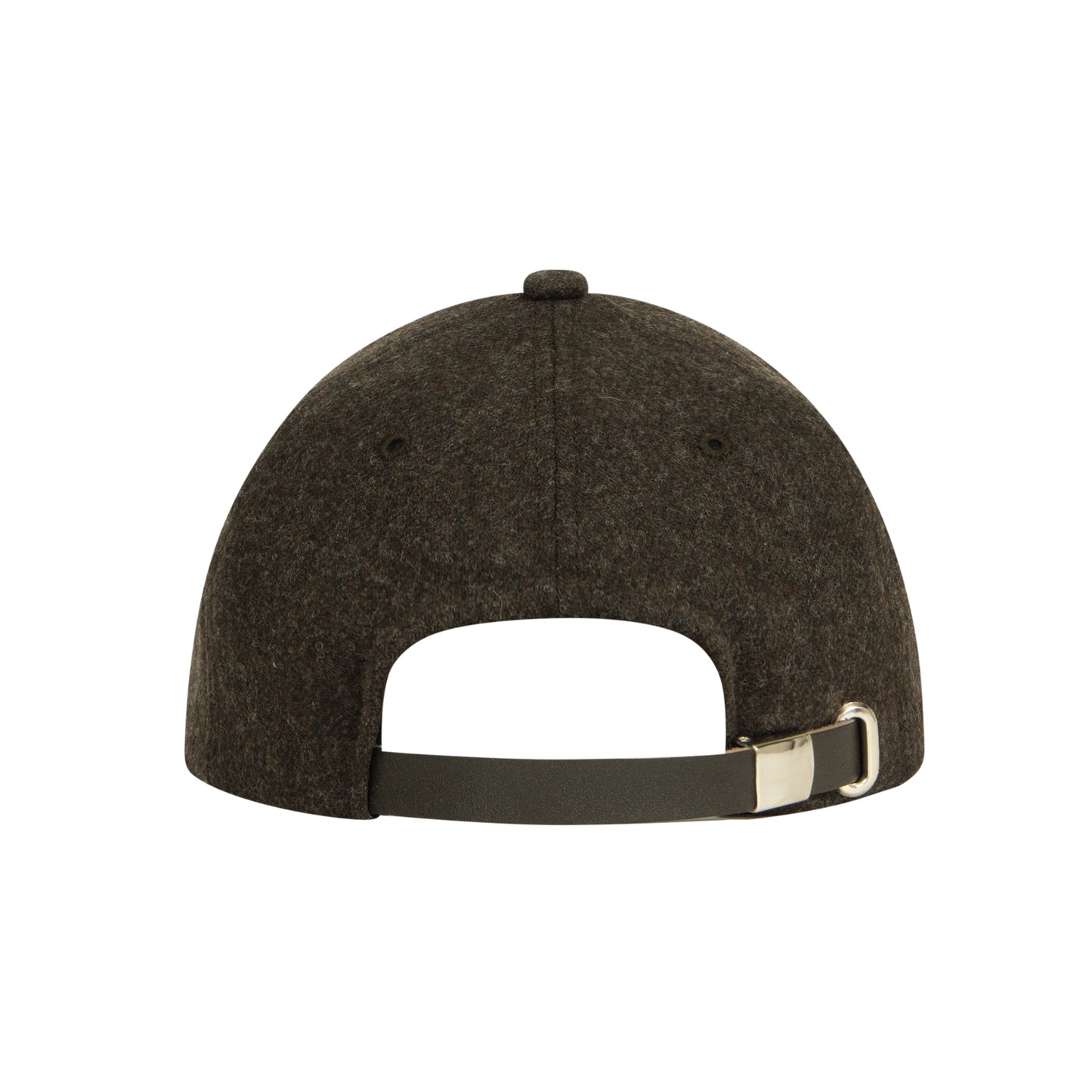 b 6P Wool Cap (dark chocolate)