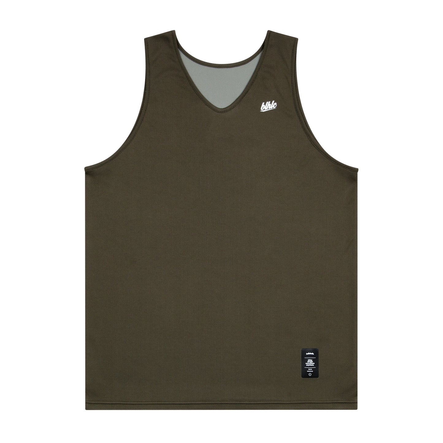 Basic Reversible Jersey (olive/gray)