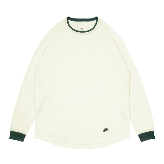 blhlc Cool Long Tee (off white/dark green)