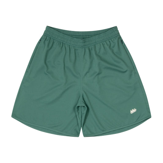 Basic Zip Shorts (antique green/off white)