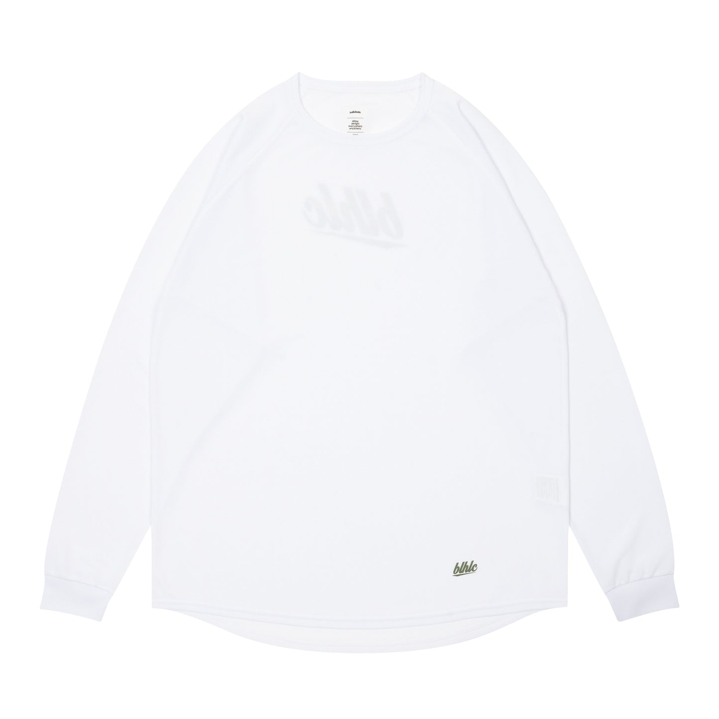 blhlc Back Print Cool Long Tee (white/north)