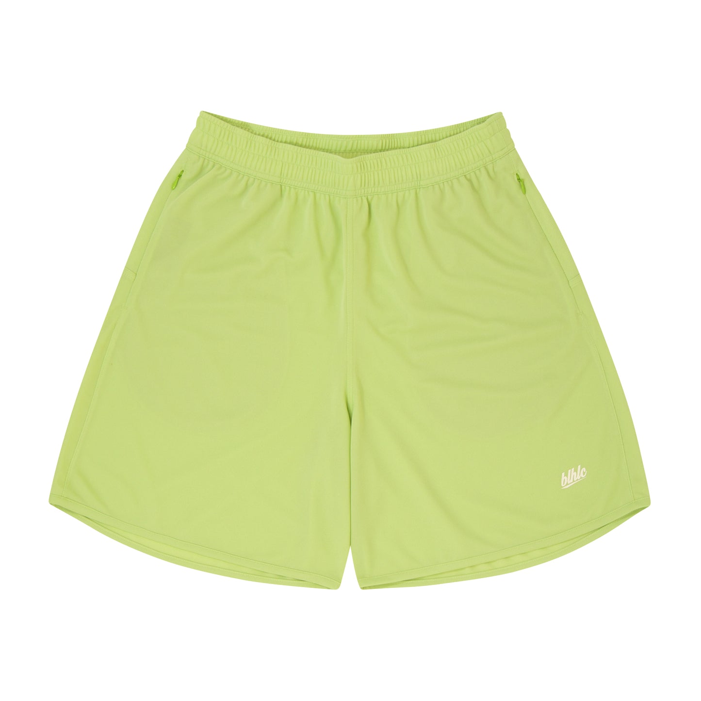 Basic Zip Shorts (lily green/off white)