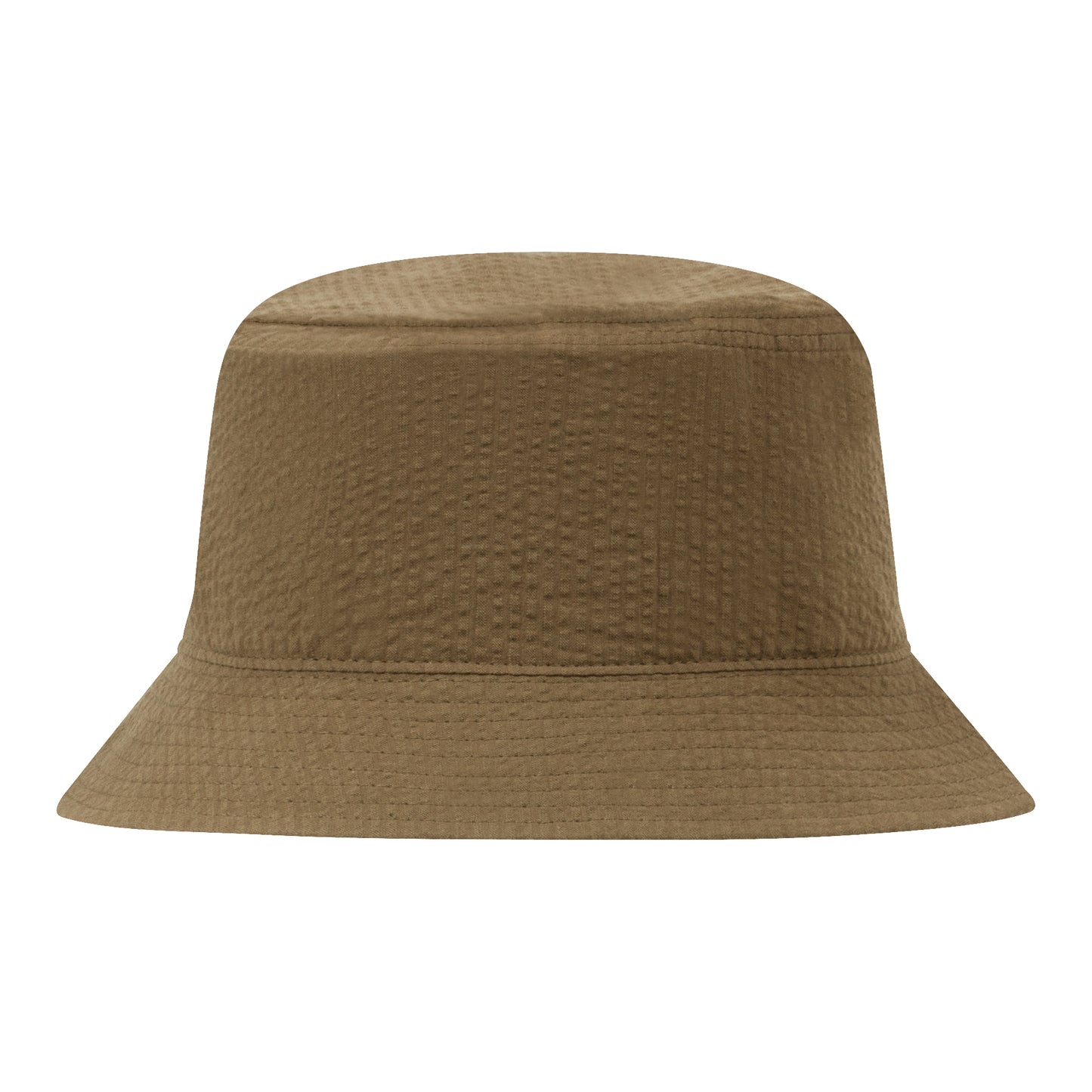 Seersucker Bucket Hat (khaki)