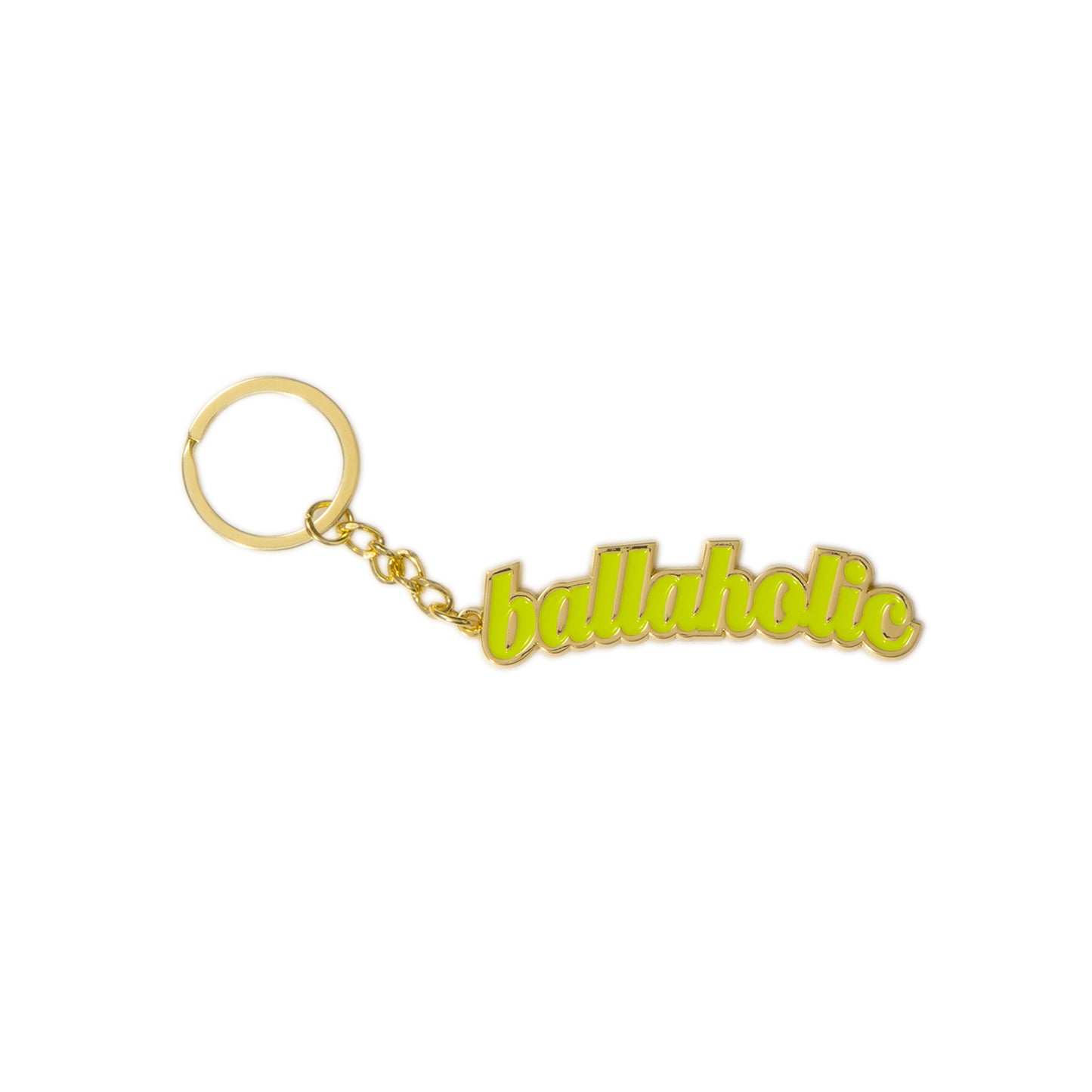 Logo Keychain (gold/apple green)