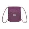 Logo Zip Pocket Gymsack (plum purple)