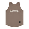 Logo Tank Top (taupe gray/off white)