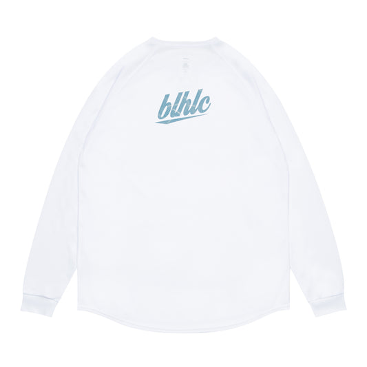 3D-Net blhlc Back Print Cool Long Tee (white/mosaic blue/white)