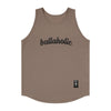 Logo Tank Top (taupe gray/black)