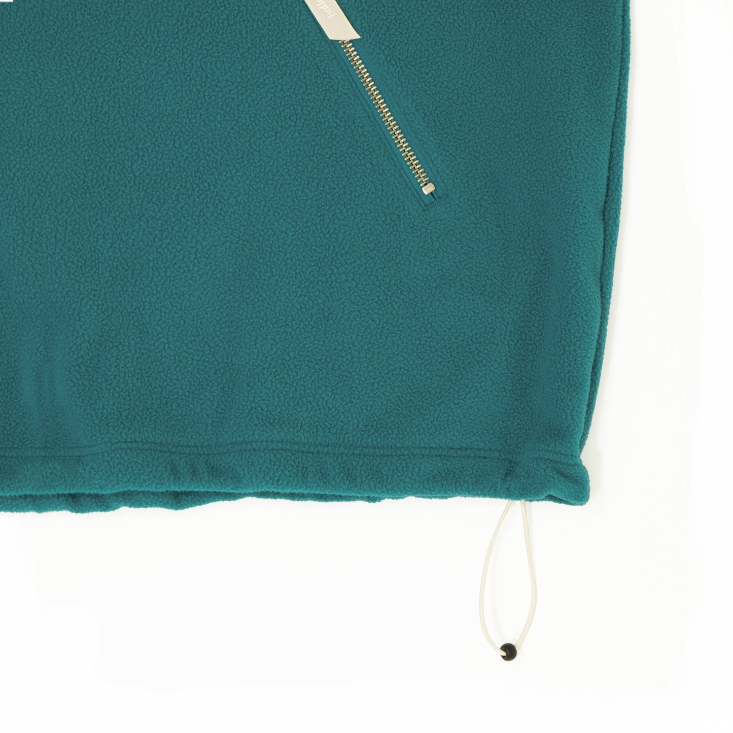 Ball Panel Logo Fleece Half Zip Pullover (teal blue)