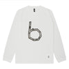 b-Taped Long Tee (white)