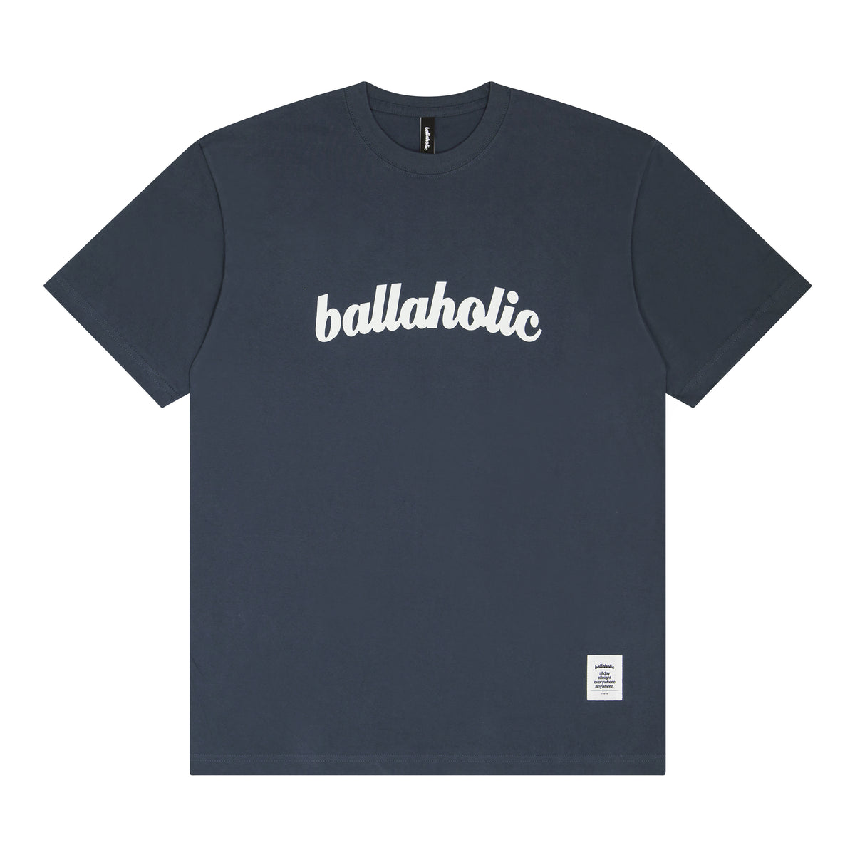 Logo Tee (hazy navy/white)