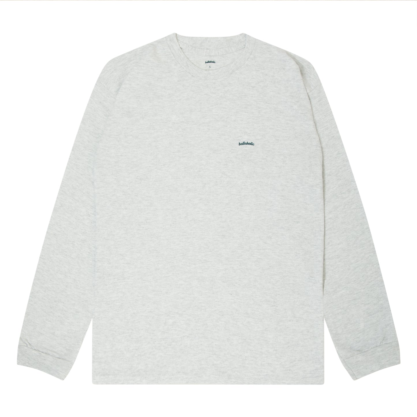 Micro Logo Long Tee (ash)