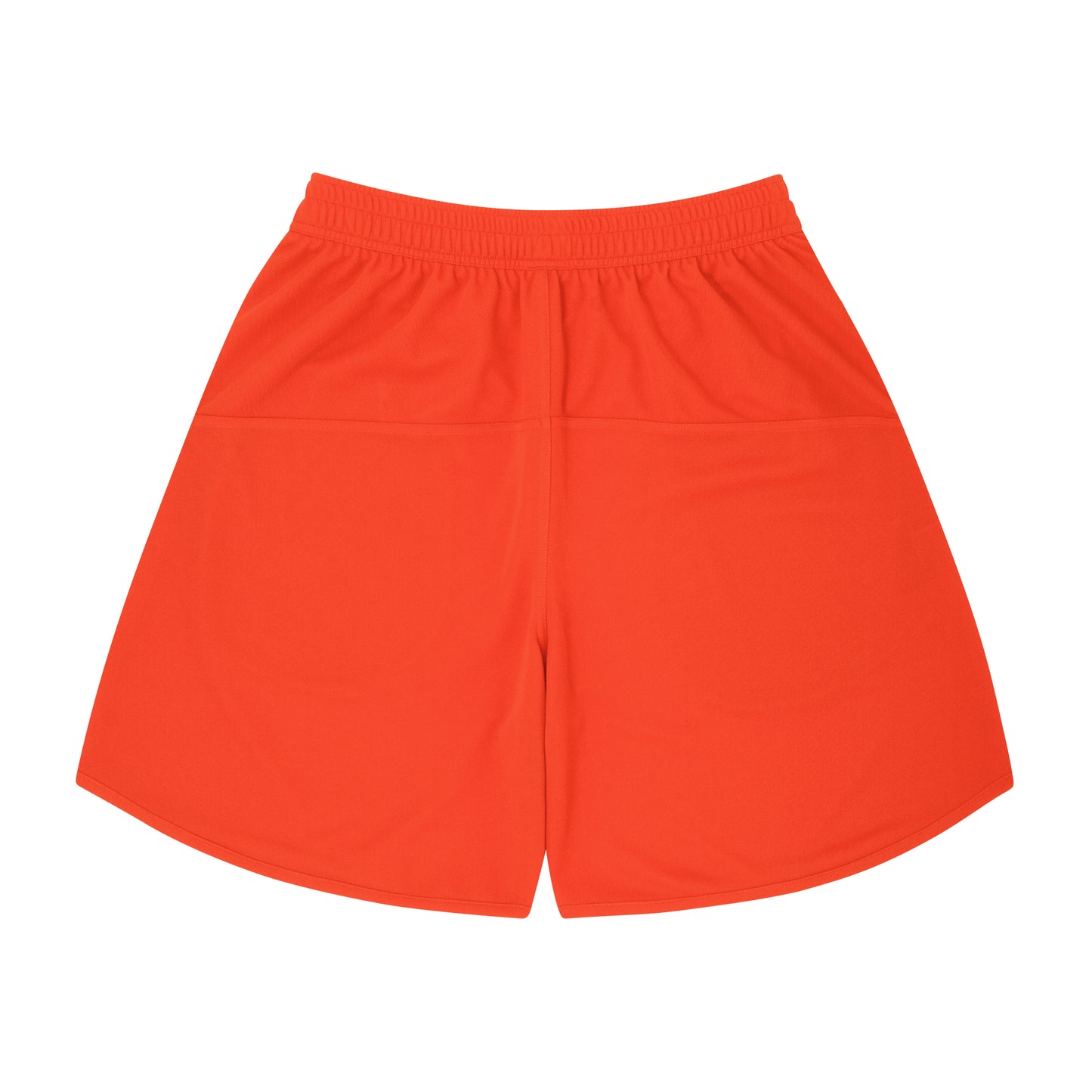 Basic Zip Shorts (orange red/off white)