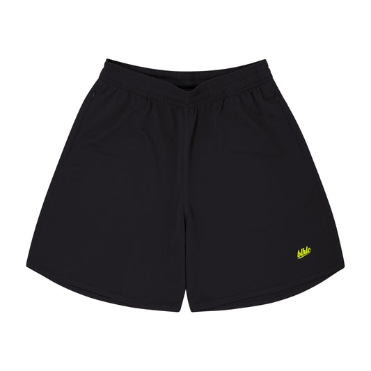 Basic Zip Shorts (night sky/neon yellow)