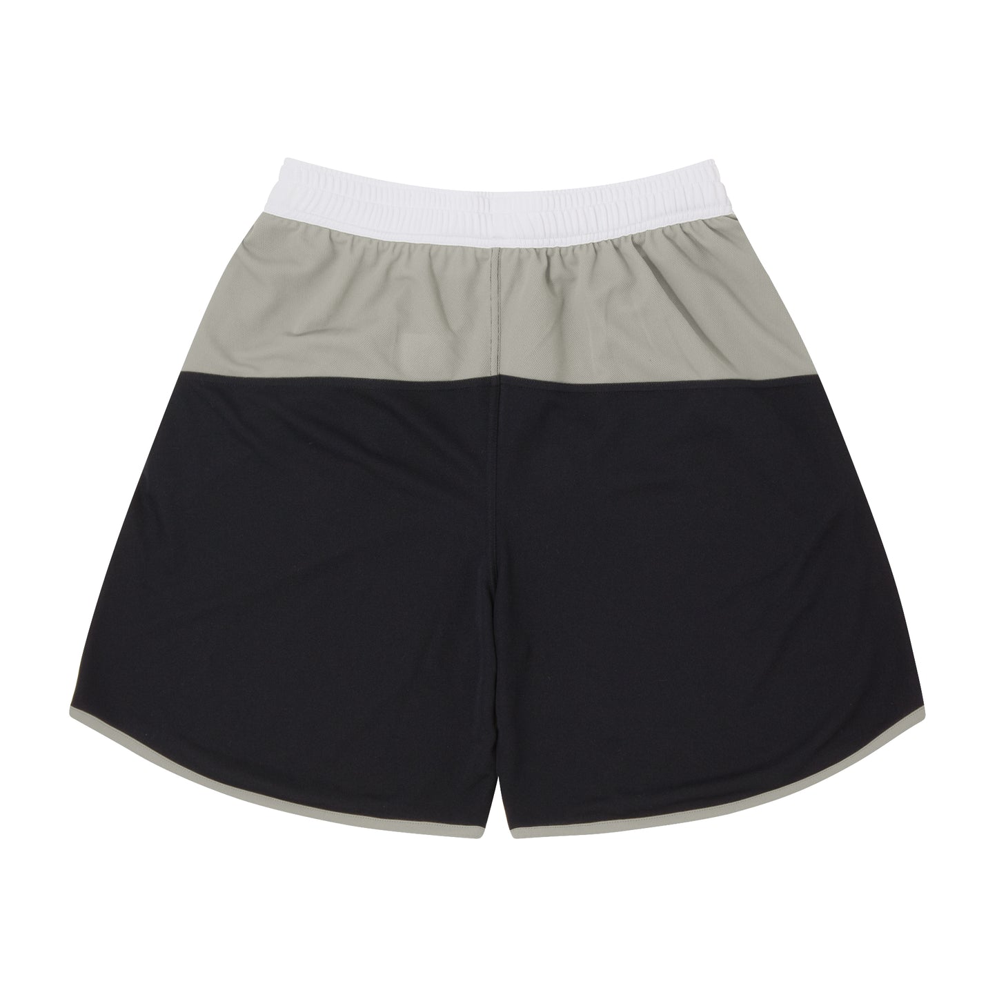 Color Blocked Zip Shorts (night sky/gray/white)
