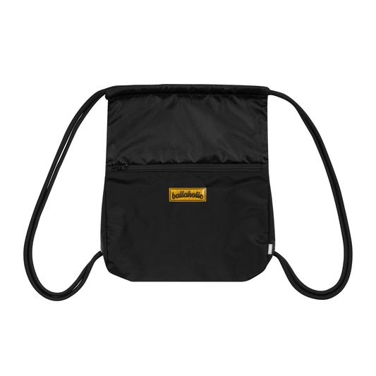 Logo Zip Pocket Gymsack (black/yellow)