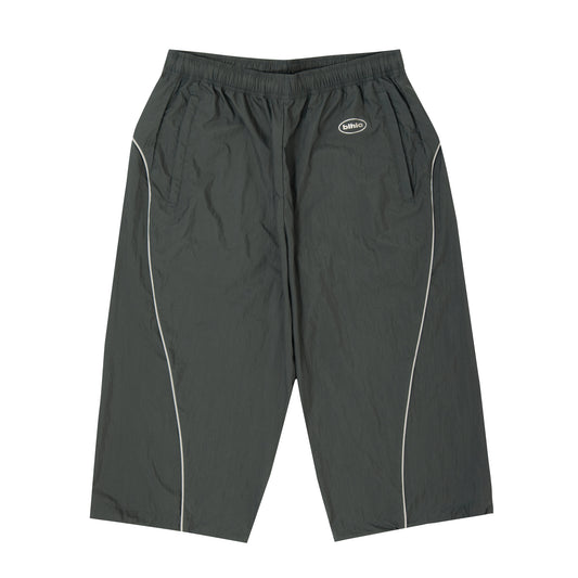 blhlc Oval Logo Nylon Cropped Pants (dark gray)