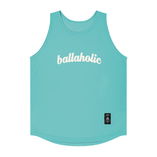 Logo Tank Top (aqua blue/off white)