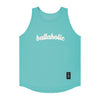 Logo Tank Top (aqua blue/off white)