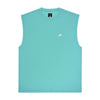 blhlc No Sleeve Tops (aqua blue/off white)