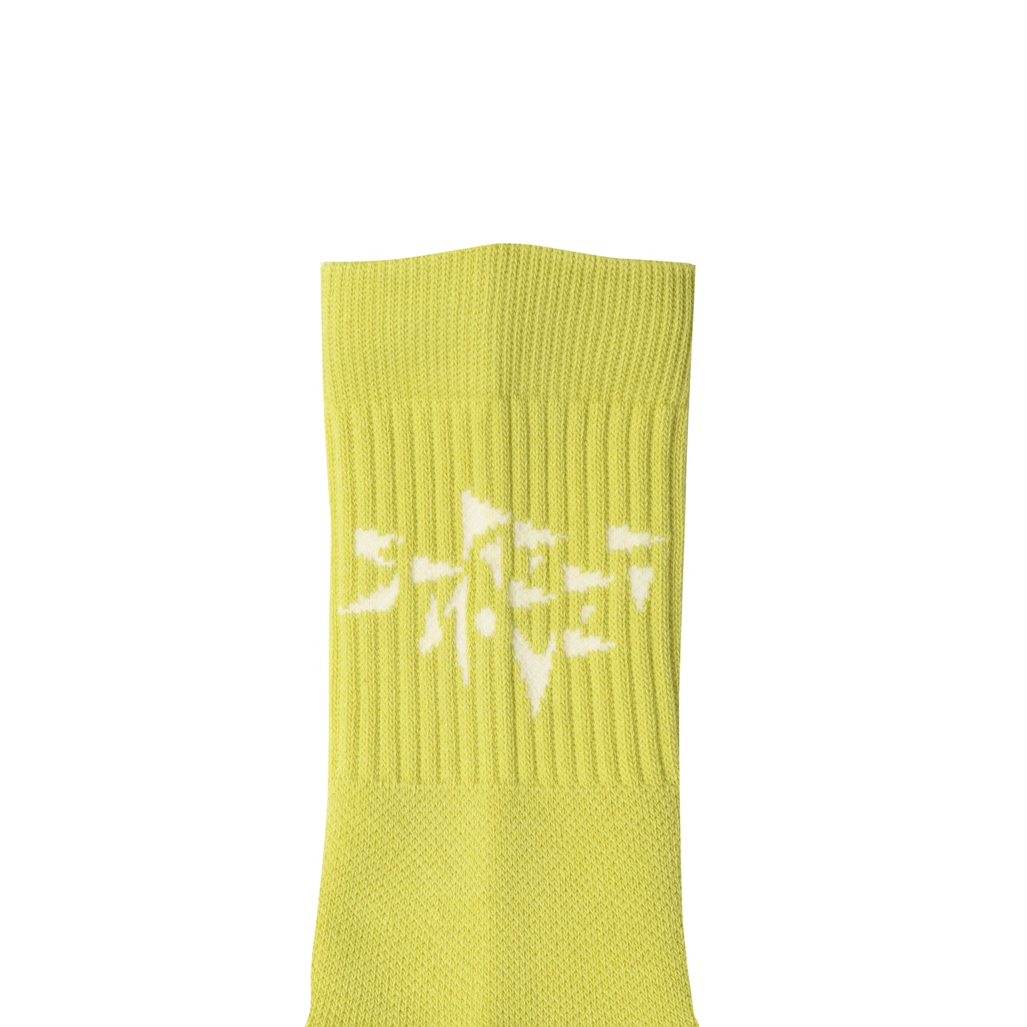 STREETMOVE 2-Pack Socks (white, lime green)