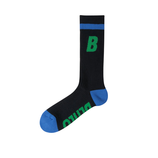 B Socks (black/green/blue)