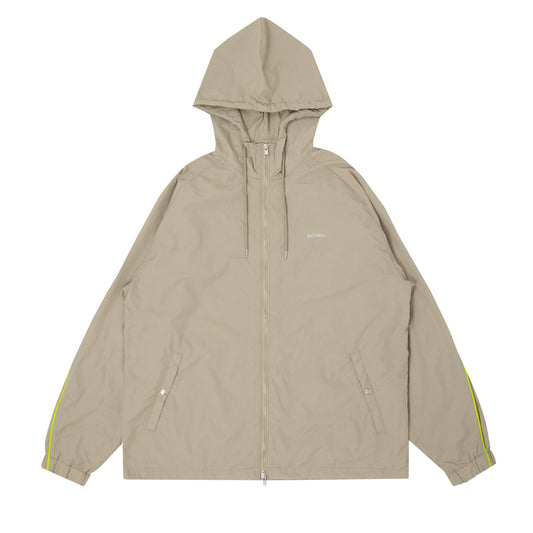STREETMOVE Nylon Full Zip Jacket (taupe)