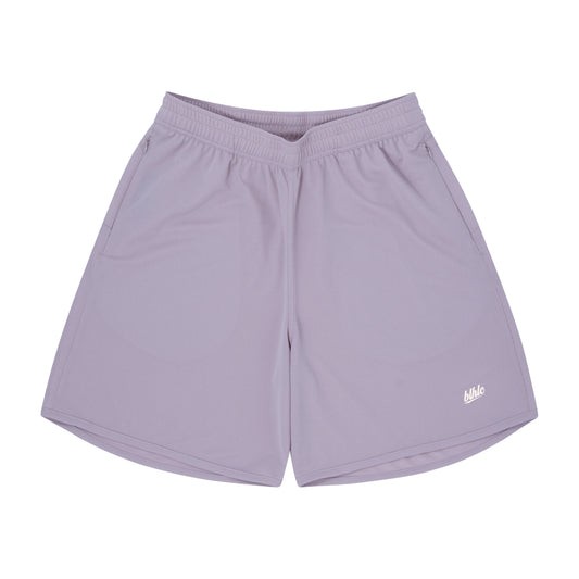 Basic Zip Shorts (wisteria/off white)