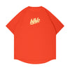 blhlc Back Print Cool Tee (orange red/lime cream)