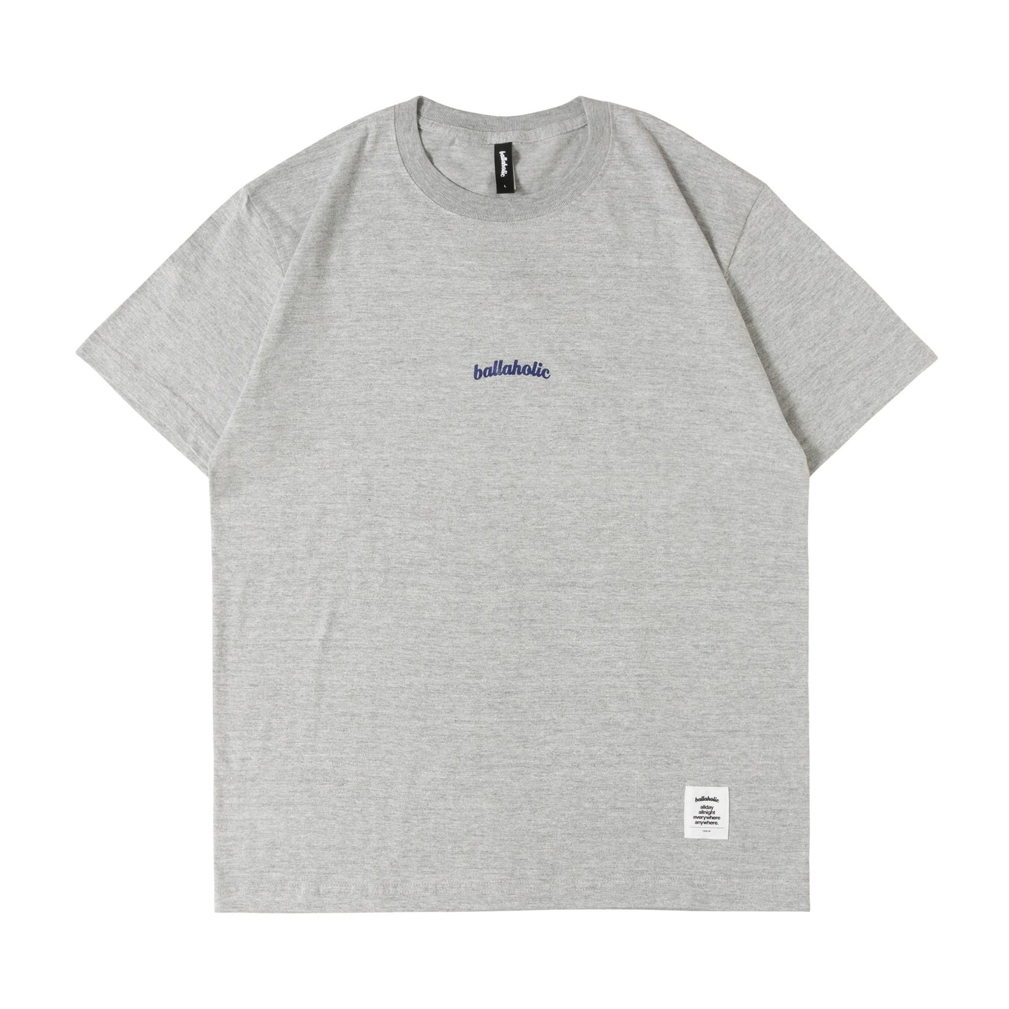 Small Logo Tee (gray/navy)