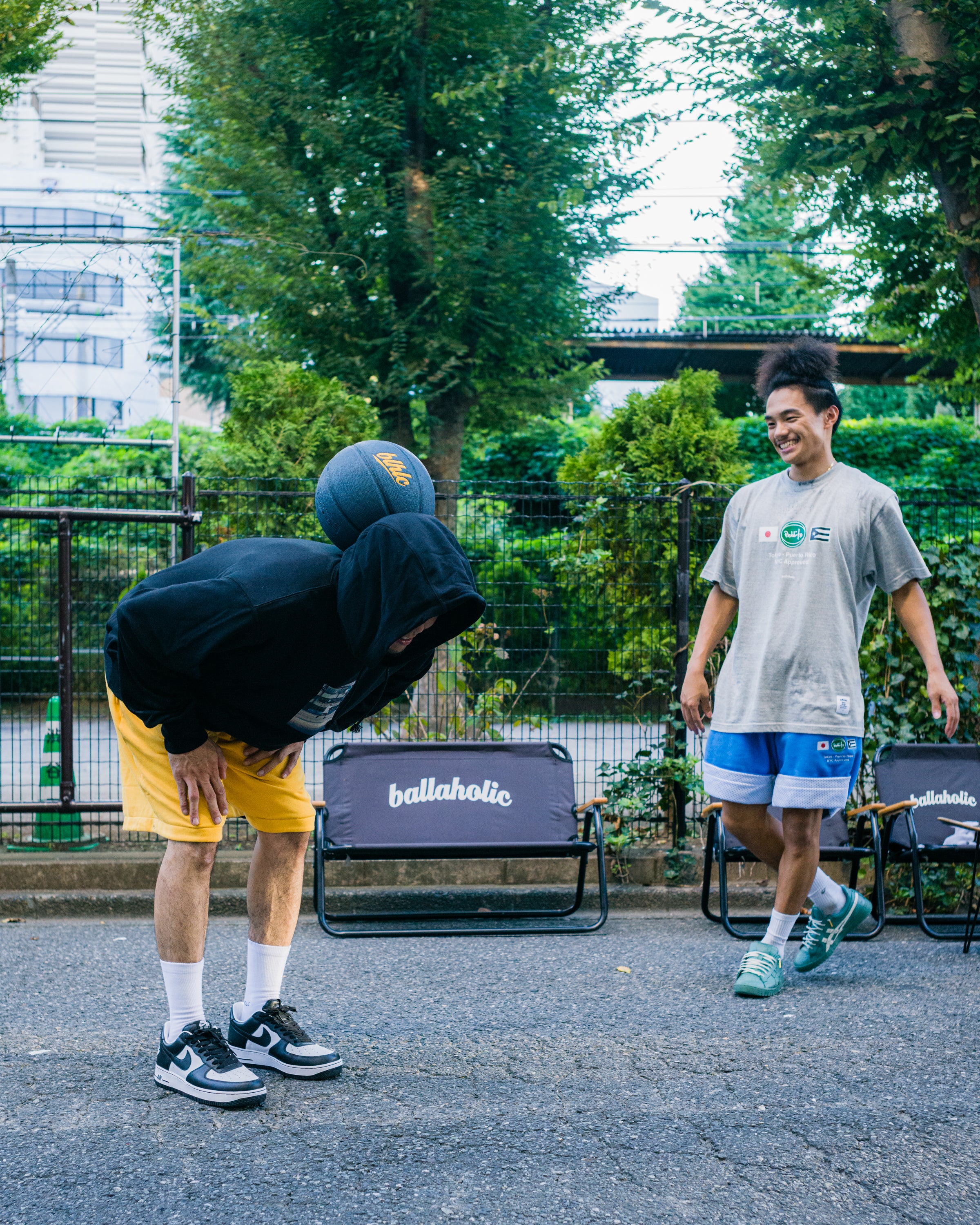 ballaholic 3 tone shorts - パンツ