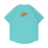 blhlc Back Print Cool Tee (aqua blue/orange)