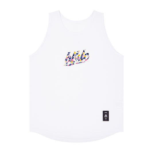 blhlc Tank Top (white/flower pink mosaic)