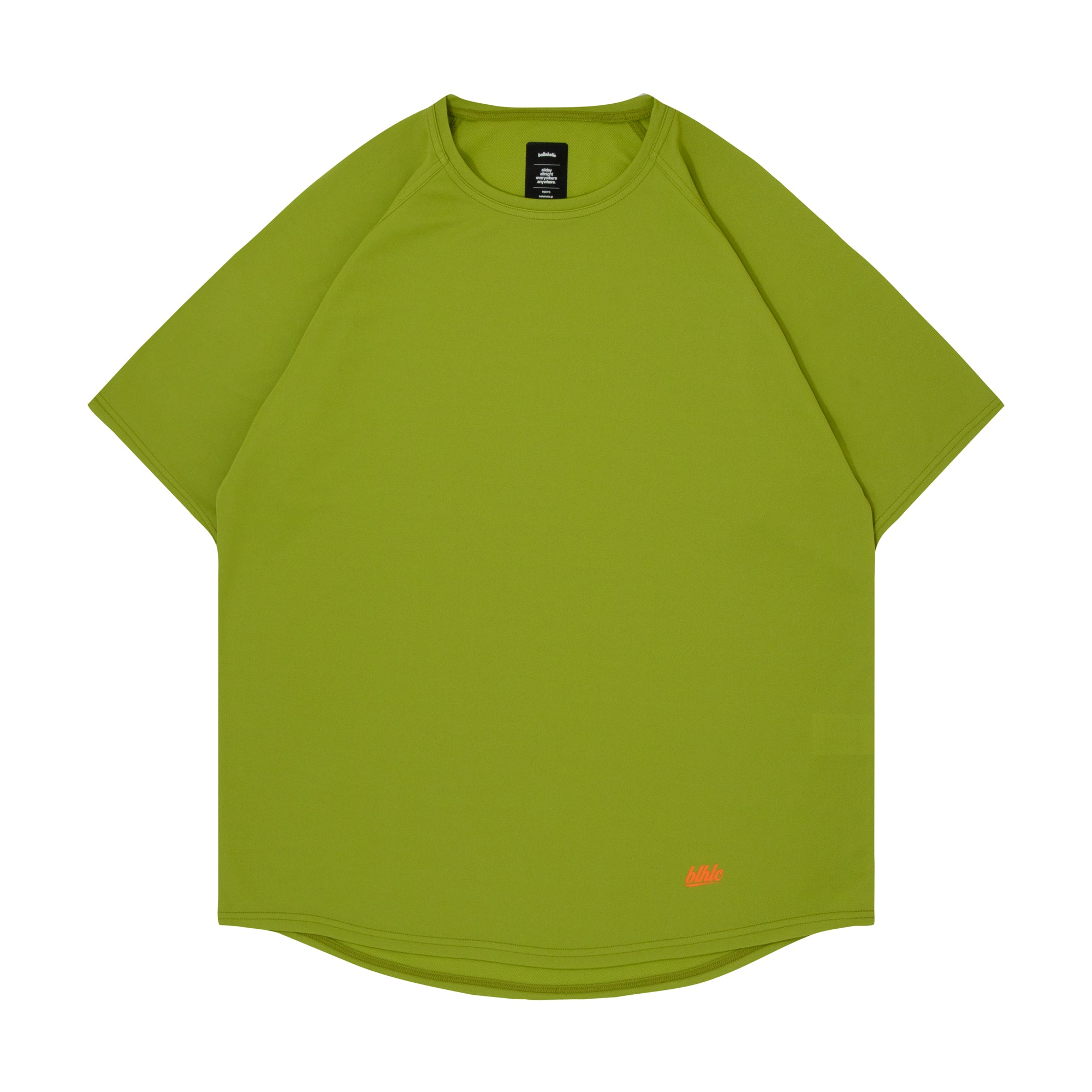 blhlc Back Print Cool Tee (lime/dry leaves mosaic) – ballaholic