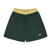 The Neighborhood Classic Zip Shorts (dark green/beige)