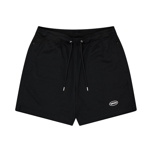 blhlc Oval Logo Mesh Zip Shorts (black)