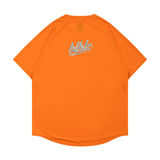 3D-Net blhlc Back Print Cool Tee (orange/mosaic blue/white)