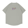blhlc Back Print Cool Tee (gray/flower pink mosaic)