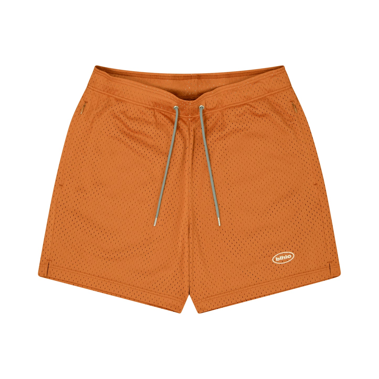 blhlc Oval Logo Mesh Zip Shorts (ginger)