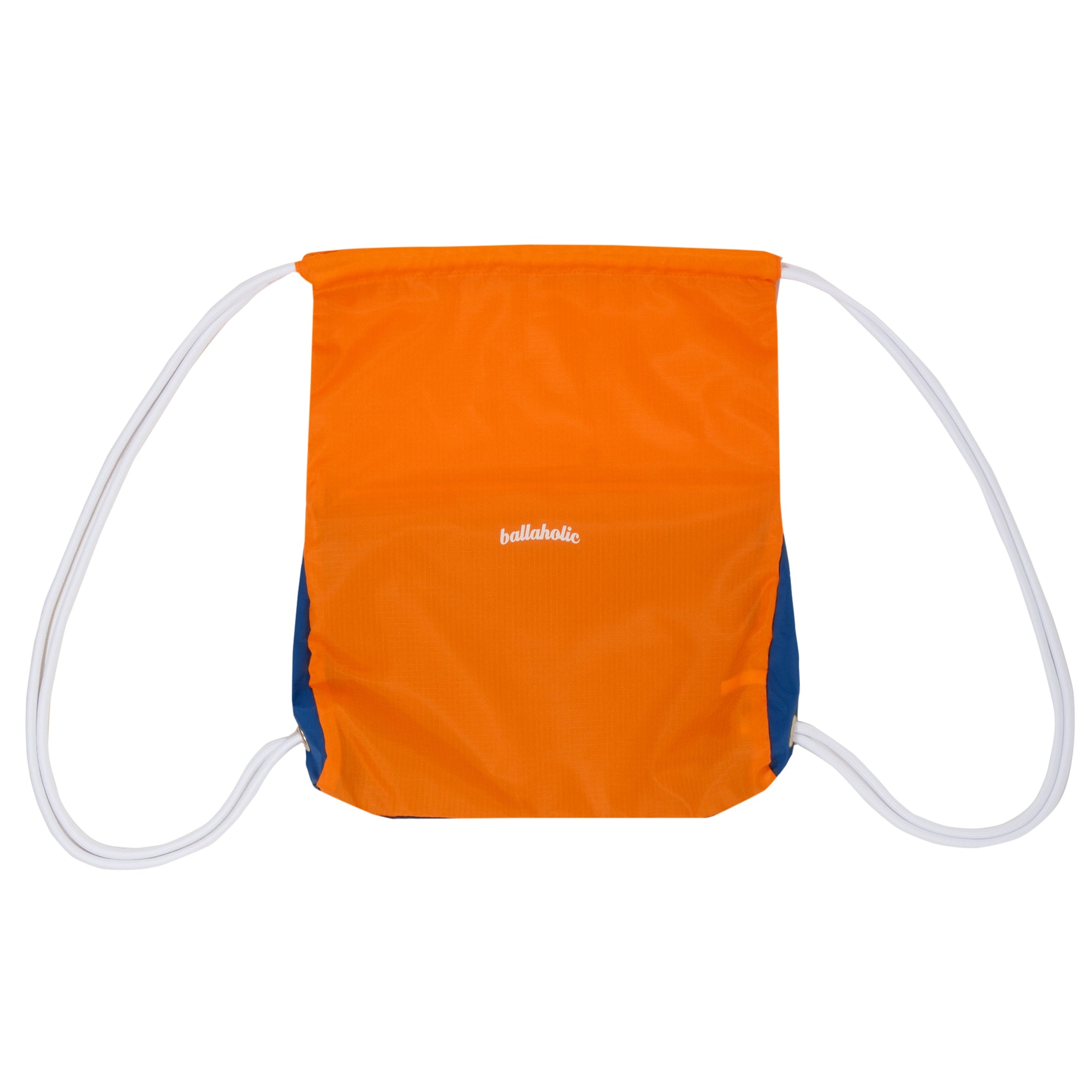 【ballaholic】Logo Zip Pocket Gymsack Logo Zip Pocket Gymsack (blue/orange) – ballaholic