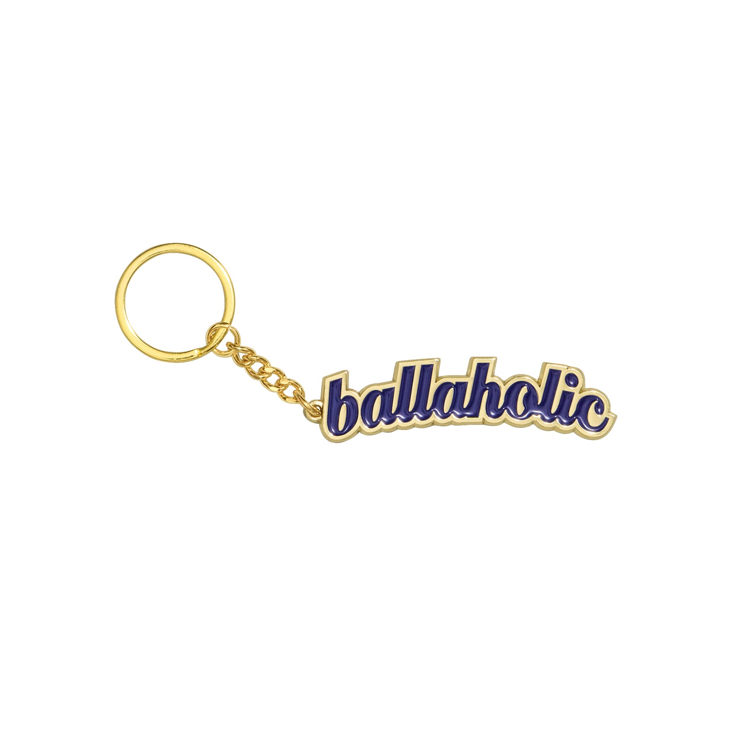 Logo Keychain (gold/navy)