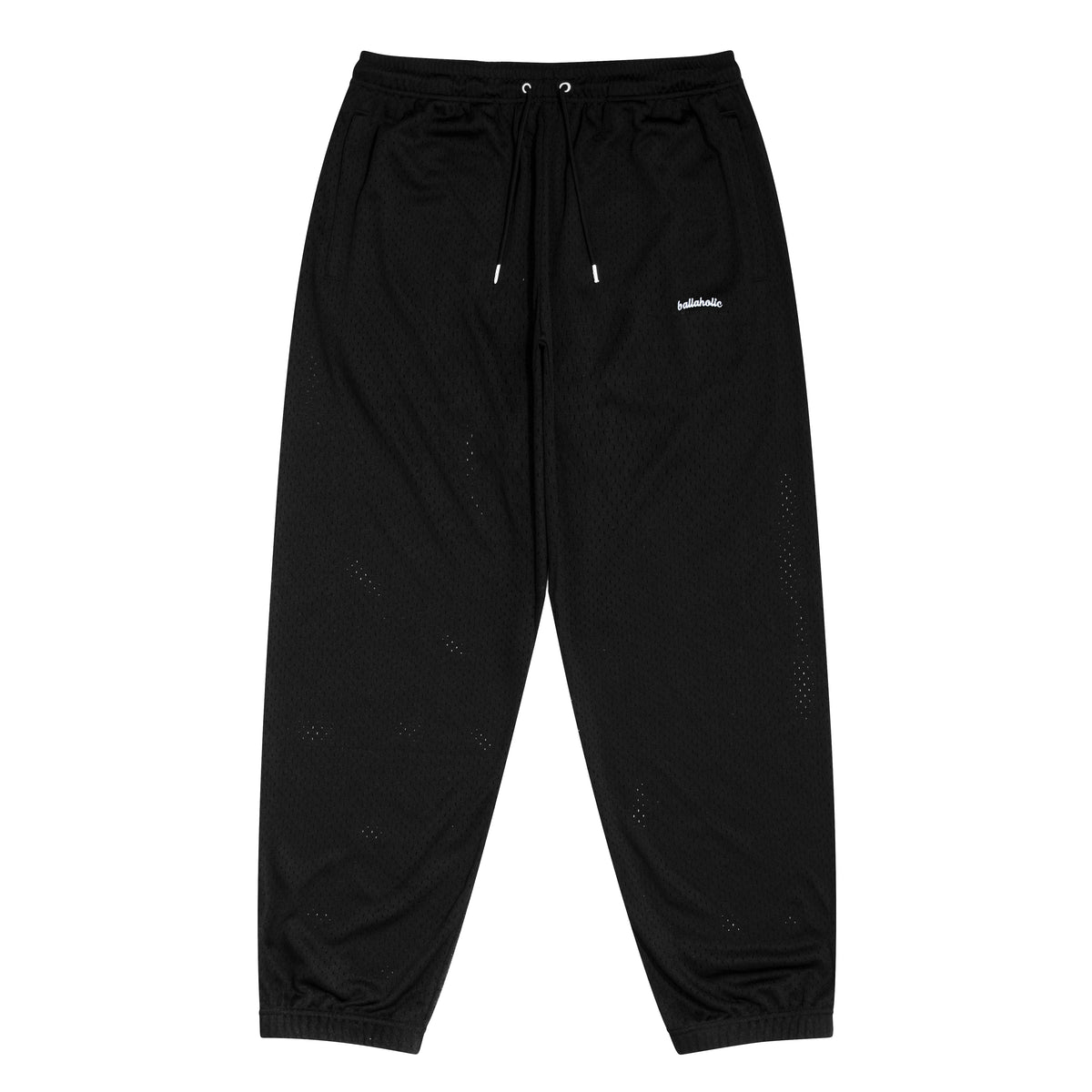 Logo Mesh Long Pants (black)